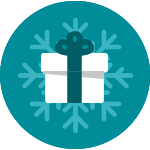 Holiday gift icon